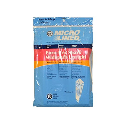 Euro-Pro, Upright Vacuum Cleaner 10 Pk Micro Lined Paper Bags # 471534