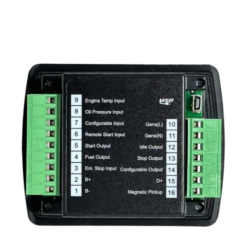 Controlador LXC706 panel control arranque automático de motor para generador eléctrico pequeño