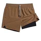 maamgic Mens Running Shorts with Compression Liner...