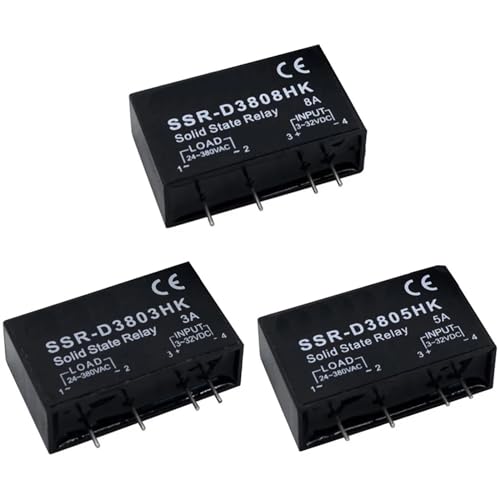 Relé SSR-D3808HK para solucionar el desgaste mecánico en placas DC-AC 8A