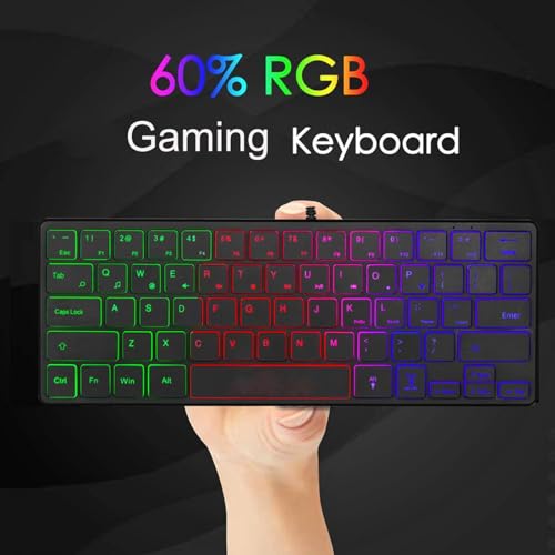 Teclado Gamer Wisoquug5zbt0pav Cable USB 60% miniatura 6