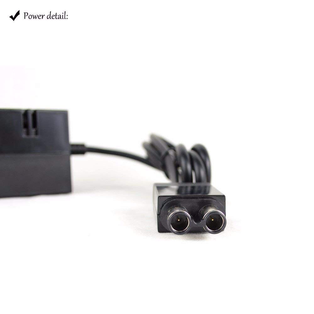 AC Adapter Charger Power Supply Cord Cable for Microsoft Xbox One Console Brick (Renewed)