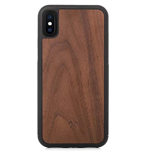 Woodcessories - Real Walnut Case Compatible with iPhone Xs Max, EcoBump