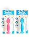 BabyBum Mini Diaper Cream Brush (2-pack Blue & Pink)