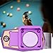 VBESTLIFE Billiard Chalk Case Aluminum Portable Chalk Holder with Belt Clip Purple Pool Cue Chalk Box Pocket Size for Billiards Accessories