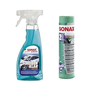 Sonax Xtreme ruitenreiniger Nano Pro 500 ml incl. 2 microvezeldoeken ruitenreiniger auto
