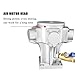 Pneumatic Agitator, 1000L Paint Stirring Machine, Tank Mixer Machine 3/4, Ink Coating Mixing Tool