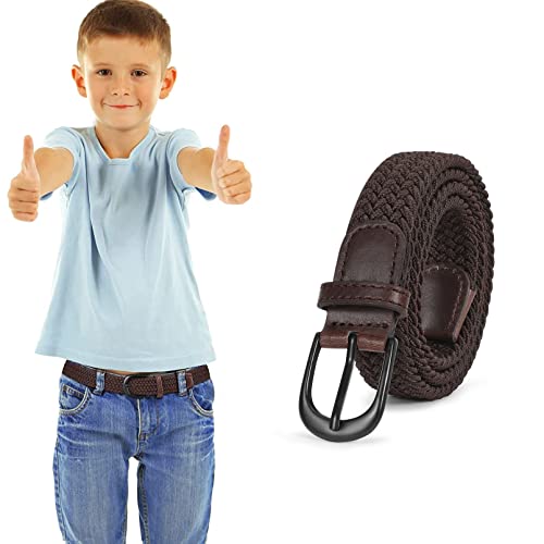 (ジャスグッド) キッズベルト 子供用ベルト メッシュベルト キッズ ゴムベルト 無階段サイズ調整可能 小学生 中学生 幼稚園 制服 女の子 男の子
