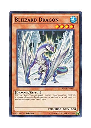 Amazon.co.jp: 遊戯王 英語版 SDKS-EN017 Blizzard Dragon ブリザード