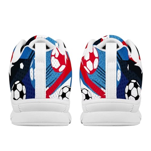 Image of GIFTPUZZ Mens Lace Up Athletic Trainers Running Sneakers Wedge Breathable Gym Lightweight Sports Tennis Shoes