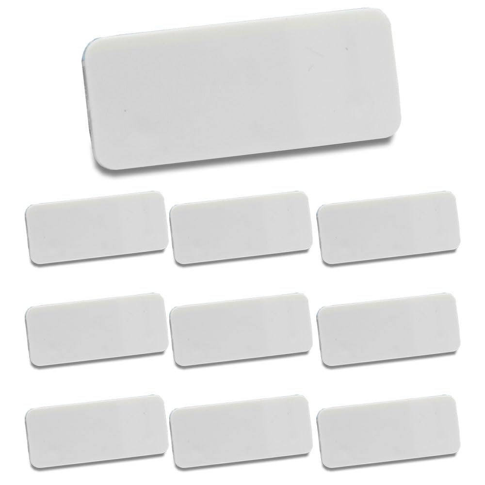 Shield Hardware White 10 X Cockspur Window Handle Wedge Striker Plates 3Mm