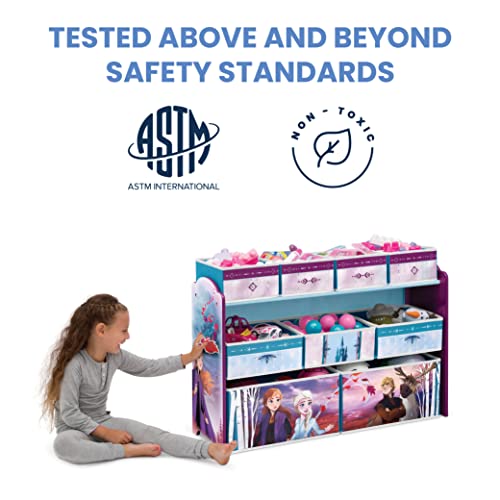 Delta Children Disney Frozen Deluxe 9 Bin Design And Store Toy Organizer, Greenguard Gold Certified #TOP3