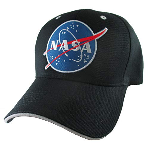 AffinityAddOns Black NASA Hat for Men, Astronaut Patch Baseball Ball Cap
