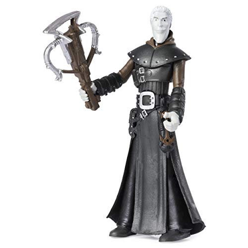 Image of DreamWorks Dragons, Deathgripper and Grimmel, Dragon with Armored Viking Figure, for Kids Aged 4 and Up