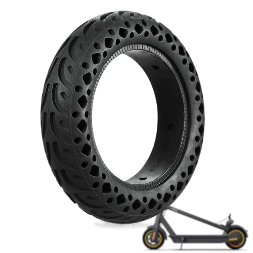 Stormytime 10 Inch Tire 10x2.50 plosion-Proof Honeycomb Solid Tires Puncture-Resistant Tires Compatible for Max G30P Max G30LP Electric Scooter 10x2.50 Tyre(WELLSTRONG)