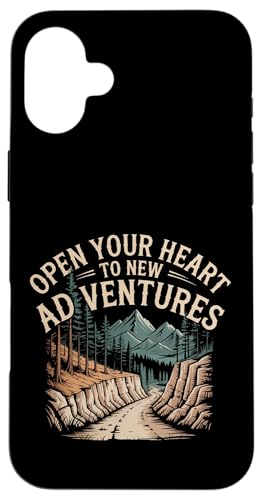 Open Your Heart To New Adventures ���s�T�� - �X�}�z�P�[�X iPhone 16 Plus �p