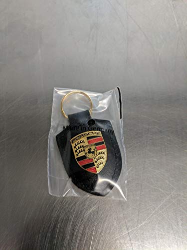 Porsche Crest Key Ring - Black