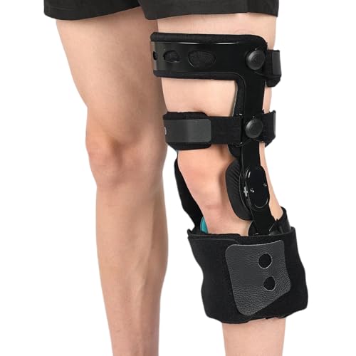 Orthomen Functional Knee Brace for ACL/MCL/PCL/Meniscus/Ligament/Sports Injuries, Knee Joint Pain Relief for Men & Women (L-Left)
