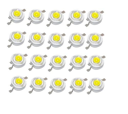 Image of 1W Led High Power COB LED B22D Light Diodes, For Home Lighting - Cool White Color And Pack Of 100