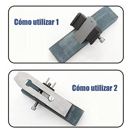 Kit d'affûtage pour burins et rabots de travail du bois : guide de précision réglable - 5