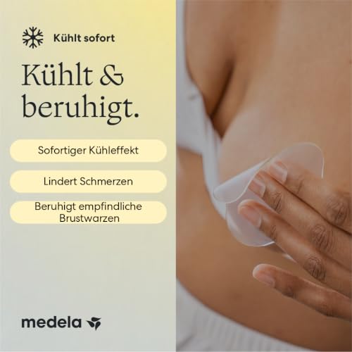 Medela Hydrogel Pads – Linderung und Kühlung für wunde oder rissige Brustwarzen – Steril, einzeln verpackt – 4er Pack – Ansicht 5