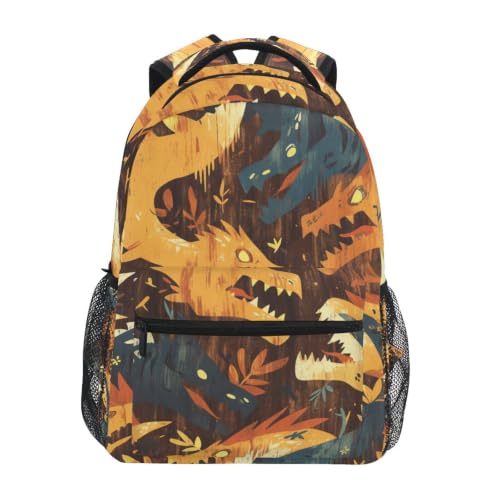 Sac à dos école dinosaures colorés de la classe au voyage