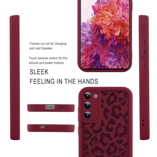Image of Compatible with Samsung Galaxy S20 FE Case, Wine Red