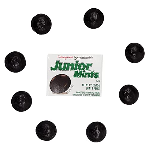 Creamy Junior Mint Candies Covered In Pure Chocolate, Peanut-Free, Fat-Free (10) #TOP3
