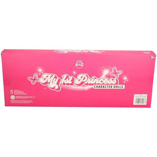 My 1st Princess Character Dolls Set, 6 Pack with Lace Dresses, Ages 3+, Multi-coloured, Standard - Image 3