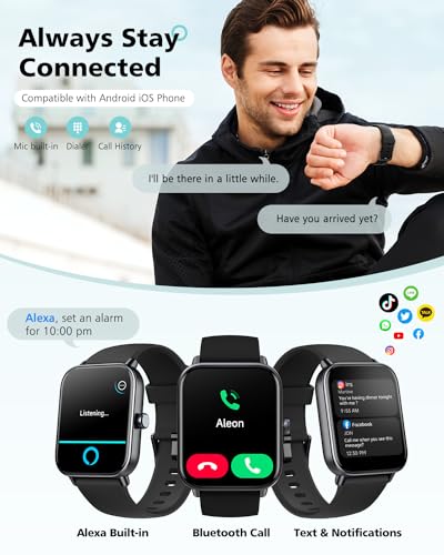 Wmk IDW19 Smart Watch For Women Men Android & Iphone Compatible, Fitness Watch Bluetooth Call & Receive Text thumb #1