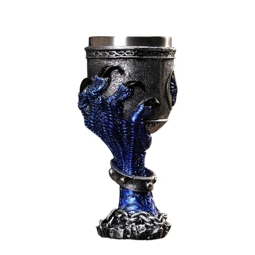 Genérico Cáliz Gótico Para Vino - Copa De Cerveza Con Garra De Dragón Medieval | Copa Para Beber Estilo Antiguo Regalo Para Hombre