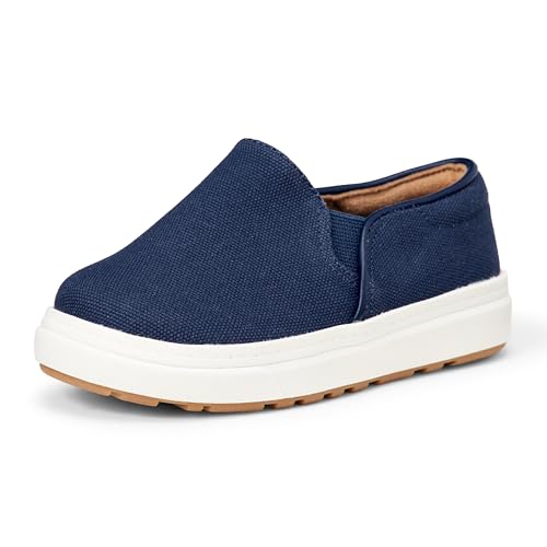 Amazon Essentials Zapatillas Sin Cordones Unisex Niño Pequeño, Azul Brillante Lona, 23 EU