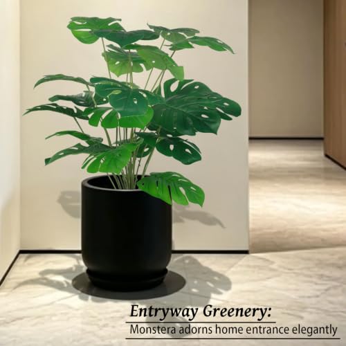 SZC&MFZ Fake Plants Tall,Artificial Monstera Plants of Palm Tree for Indoor - image 8