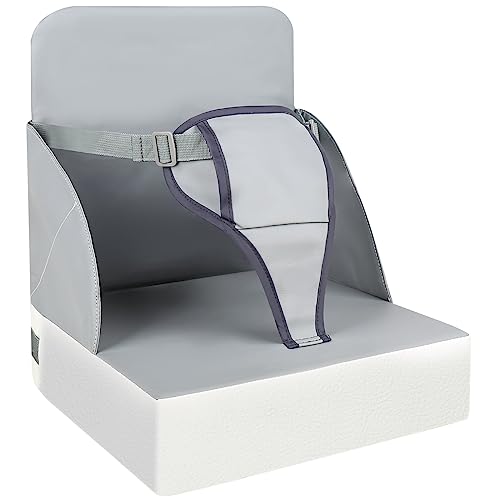 Alzador Silla para Niños Comer, PU Impermeable Fuerte Soporte Portátil Asiento Elevador para las...