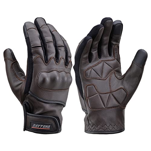 Amazon | デイトナ(Daytona) バイク グローブ 冬 革(ヤギ革) 防水 防風