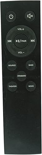 HCDZ Mando a distancia de repuesto para barra de sonido Insignia NS-HTSB22 de 2.0 canales