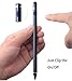 Active Stylus Pen for Touch Screens, Rechargeable 1.5mm Fine Point Smart Pencil Digital Stylus Pen Compatible with iPad and Most Tablet by Viceting (White)
