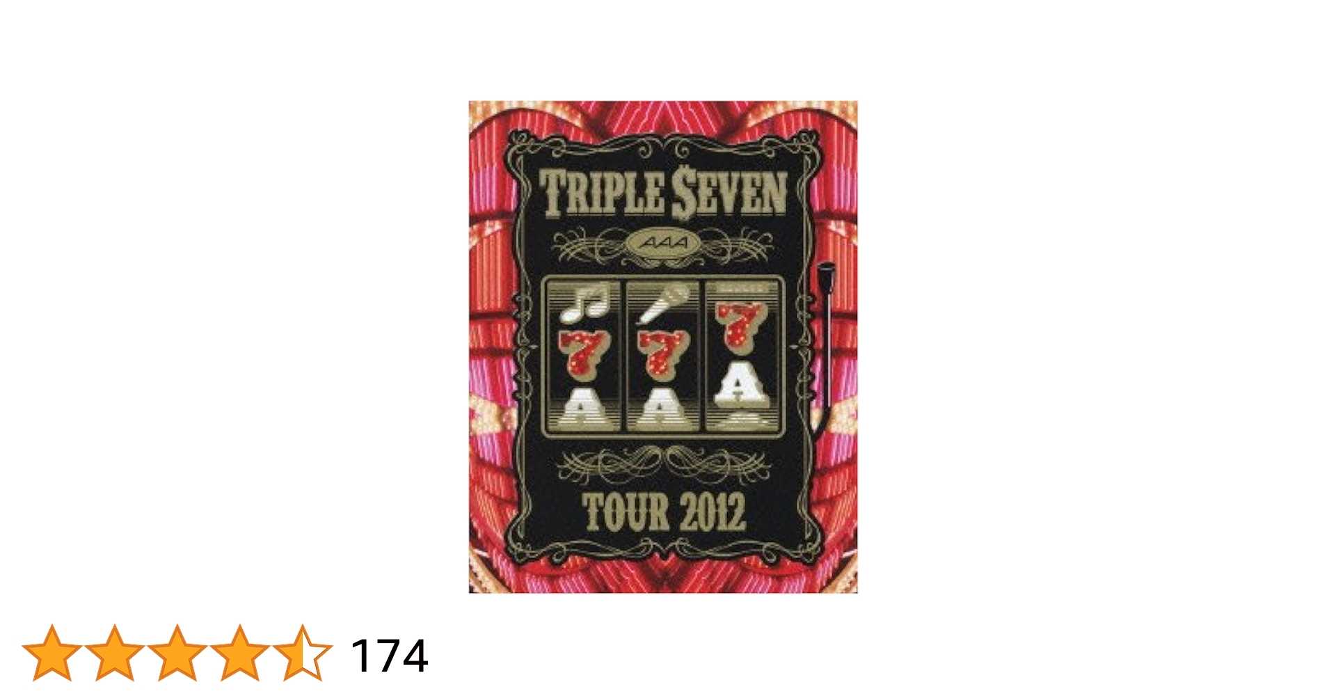 Amazon.co.jp: AAA TOUR 2012 -777- TRIPLE SEVEN (2枚組Blu-ray
