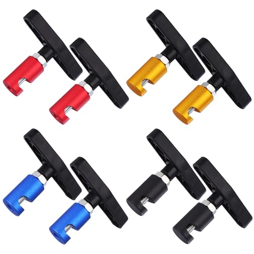 Image of 8Pcs Car Hood Prop Struts Clamp Lift Support Clamp Hoodss Strut Clamps 0.55 inchLift-s Supportss Retaining Clip for Cars Hoods Prop Rod Rod Retaining Holder Tool (BK,YE, RD,BU)