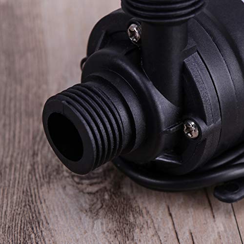 ULTECHNOVO DC 12V Brushless Submersible Water Pump Ultra Quiet Water Pump 800L/ H 5 for Fish Pond Aquariums Fountains Spouts Solar Water Circulation System - Image 4
