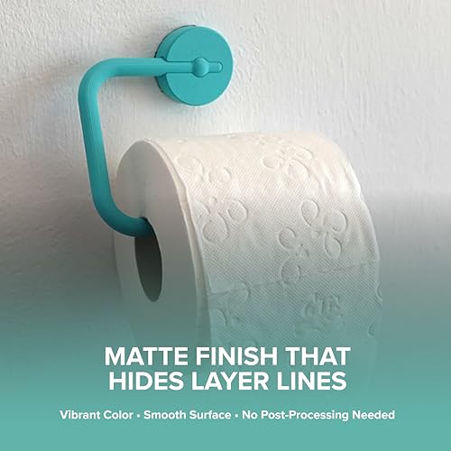 Image of Polymaker Panchroma Matte PLA Filament, Arctic Teal 1.75mm 1kg 3D Printing Filament, Formerly Polyterra Matte, Fit Most FDM 3D Printers, 1kg Spool (2.2lbs)