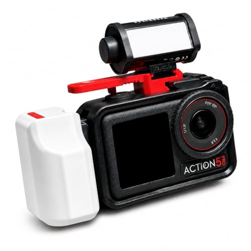 Image of Action Pro DJI Action Camera Series Original Cage Shooting Grip with Ergonomic Handle, Protective Frame & Accessory Mount for Stable Video Recording