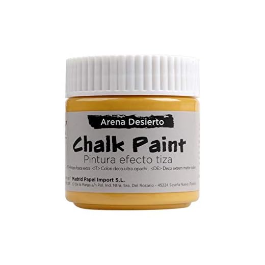 MP - Chalk Paint, Pintura Acrílica Efecto Tiza Vintage, (PP663-07) Color Arena Desierto - 100ml