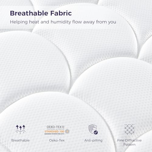Single Mattress,12Inch Hybrid Mattress for Pressure Relief, Breathable Foam with Individually Pocket Spring, Medium Firm Single Bed, Navyx Collection(90×190×30cm)