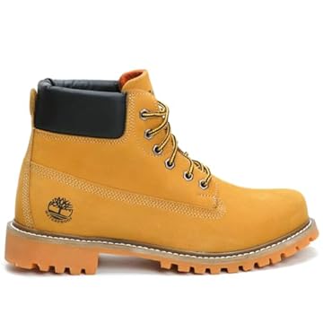 Bota impermeável Timberland Inch 6 Masculino Waterproof, Couro hidrofugado (Amarelo, BR, Adulto, Numérico, 42)