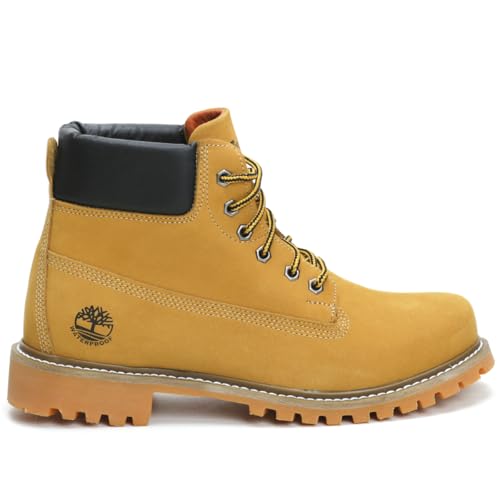 Bota impermeável Timberland Inch 6 Masculino Waterproof, Couro hidrofugado (Amarelo, BR, Adulto, Numérico, 41)