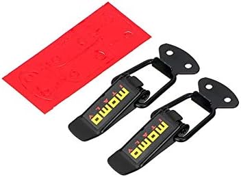 Fastener & Clip 2 Pieces Car Bumper Security Hook Lock Clip Kit for Racing Quick Release Fasteners Car Truck Hood Clip Hasp Auto Accessories - (Color Name: Momo S)