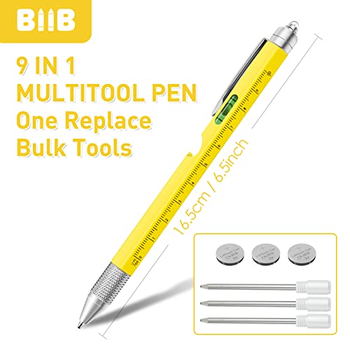 Biib Gifts For Men/Women, 9 In 1 Multitool Birthday Gifts For Men, Gifts For Men Cool Gadgets, Mens Gifts For Boyfriend, Grandpa, Friends, Cool Gadgets For Men, Gifts For Men Who Have Everything #TOP2