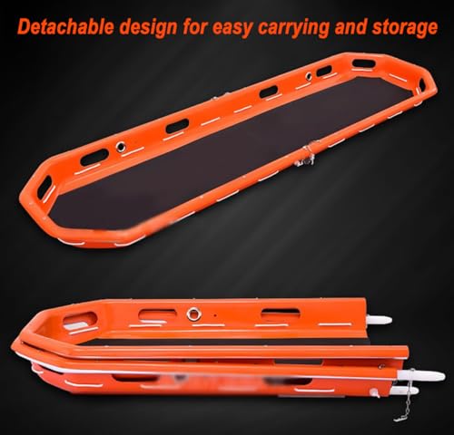 Barella di emergenza per ambulanza e soccorso elicottero, portatile, design resistente, con speciale imbracatura, perfetto per risposta alle emergenze e situazioni