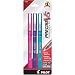 Pilot Precise V5 Stick Rolling Ball Pens, Extra Fine Point, 3-Pack, Pink/Purple/Turquoise Inks (25004)